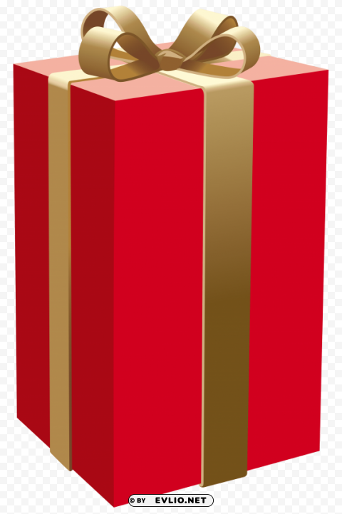 red gift box PNG images with high transparency