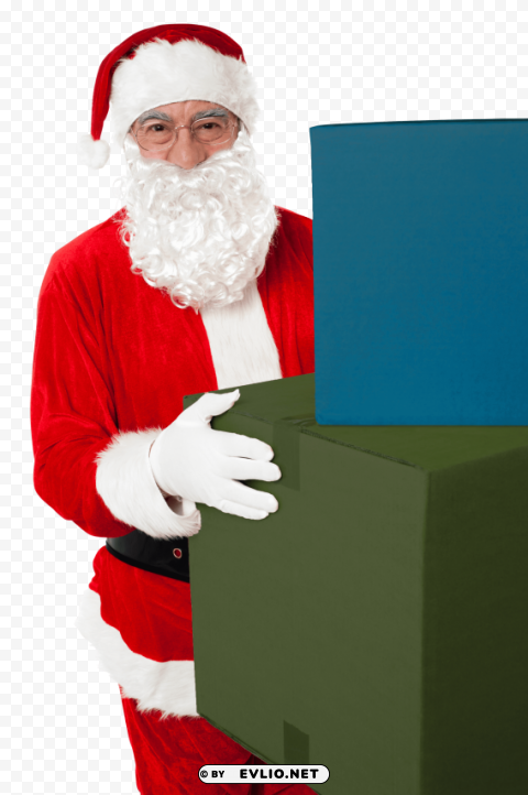 santa claus Transparent Background PNG Isolated Design
