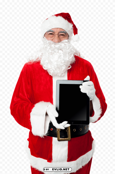 Transparent background PNG image of santa claus Clear Background Isolated PNG Illustration - Image ID 9b24d8a3