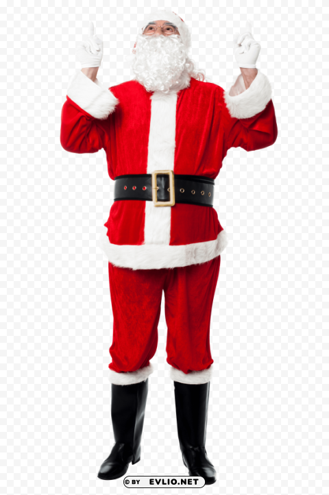 santa claus Isolated Artwork on Transparent PNG