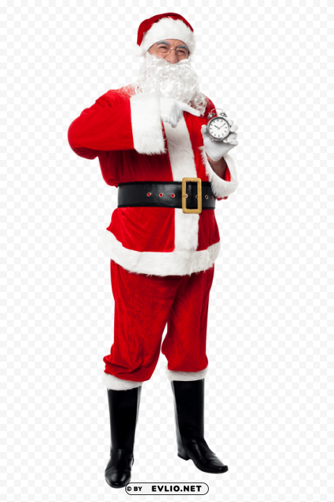 santa claus Isolated Illustration on Transparent PNG