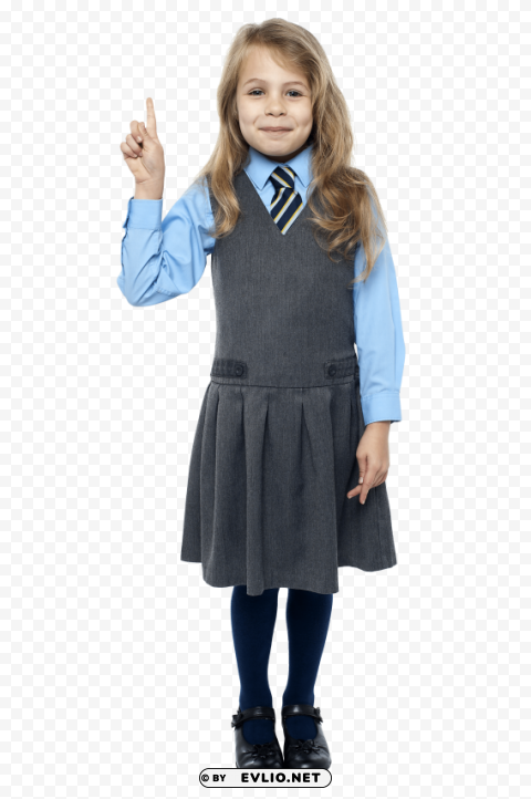 School Girl PNG Transparent Designs