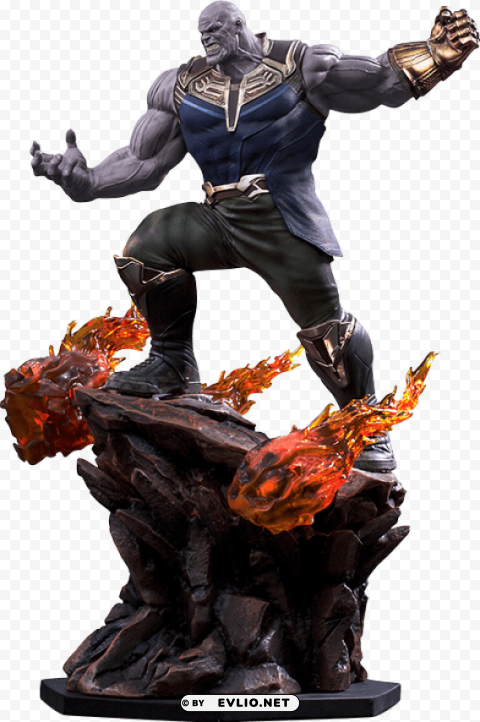 thanos infinity war statue Transparent PNG Illustration with Isolation