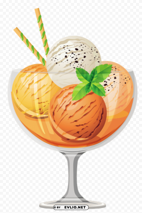 ice cream sundae PNG images with transparent overlay