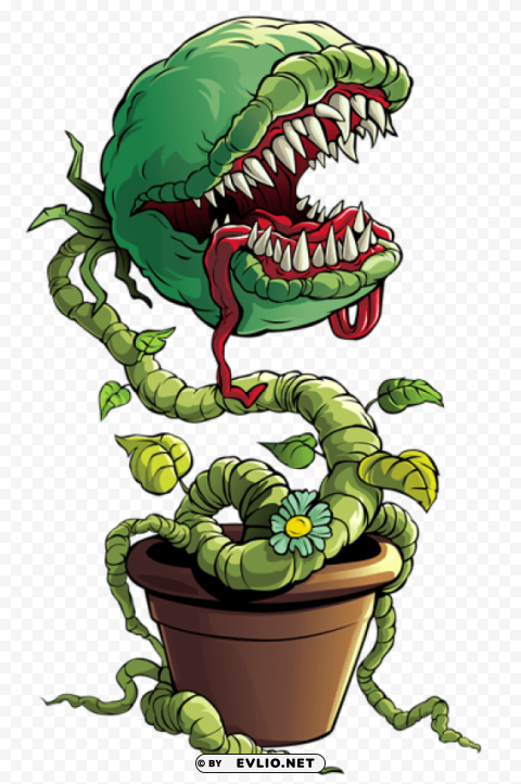 venus fly trap plant monster ClearCut Background PNG Isolated Element