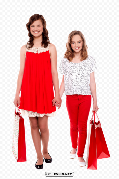 women shopping PNG images for advertising