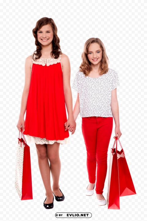 Women Shopping PNG Images For Advertising