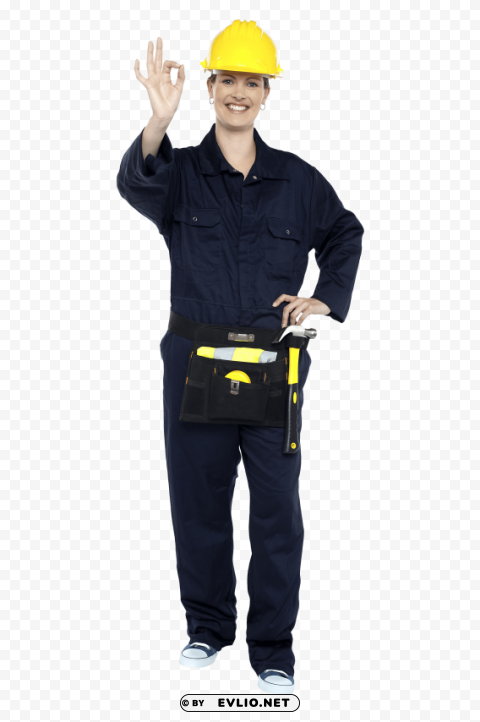 women worker Isolated Item in HighQuality Transparent PNG