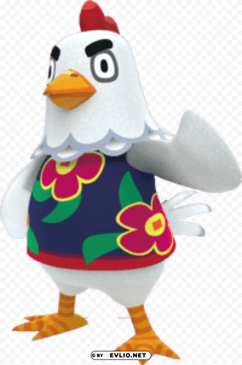 animal crossing goose Isolated Design Element in Clear Transparent PNG