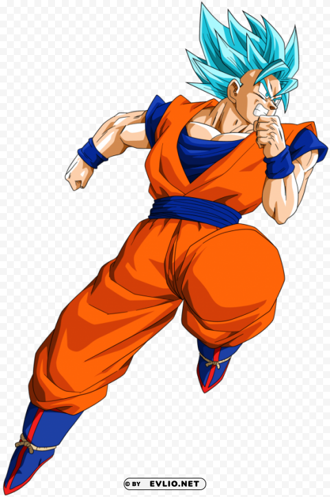 goku jumping PNG for digital design