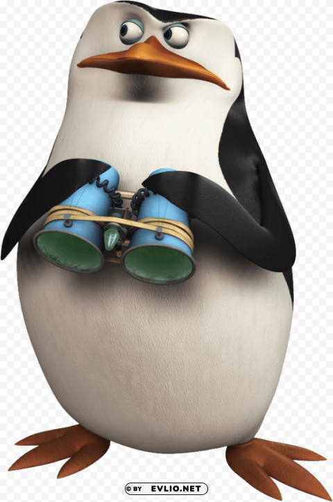 madagascar penguin Transparent PNG Isolated Illustration clipart png photo - d2cd6240