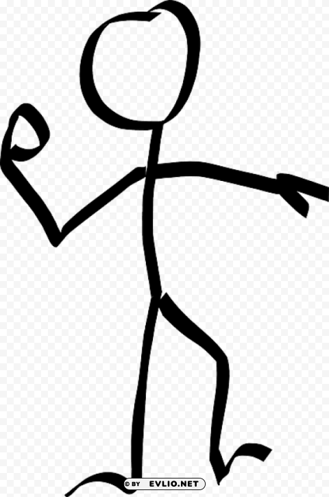fighting stick figure Isolated Subject in HighQuality Transparent PNG