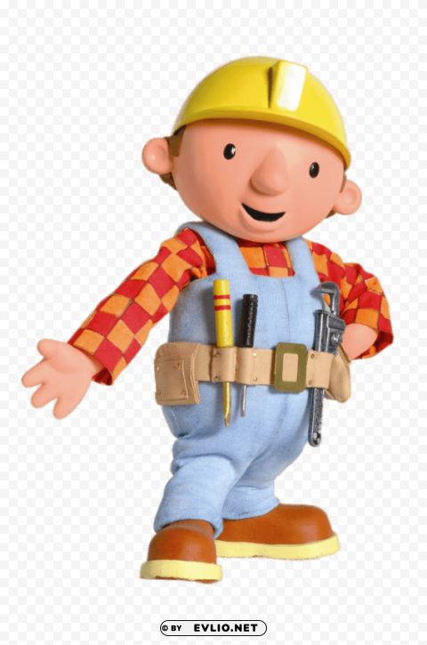 old bob the builder wearing tool belt HighQuality Transparent PNG Isolated Object