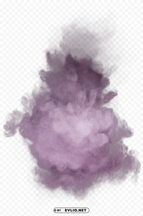 Purple Powder Explosive Material Clear Background PNG Isolated Graphic