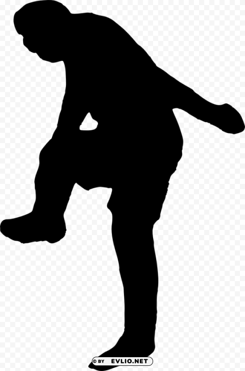 football player silhouette Transparent PNG images database