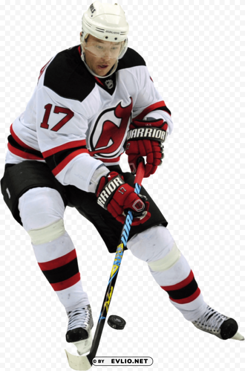 hockey player PNG with isolated background