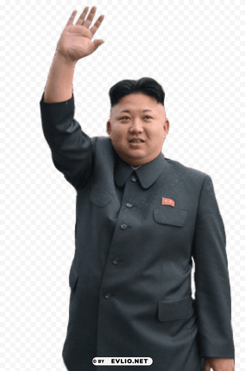 Transparent background PNG image of kim jong un hello PNG images with clear background - Image ID add21e10