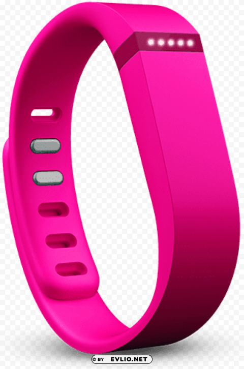 pink fitbit flex PNG Image with Clear Background Isolation