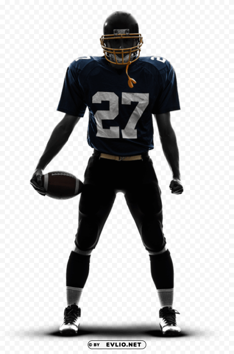 american football player PNG transparent graphics for projects