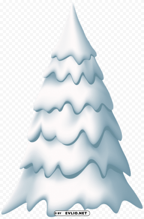 snowy tree transparent PNG graphics with clear alpha channel