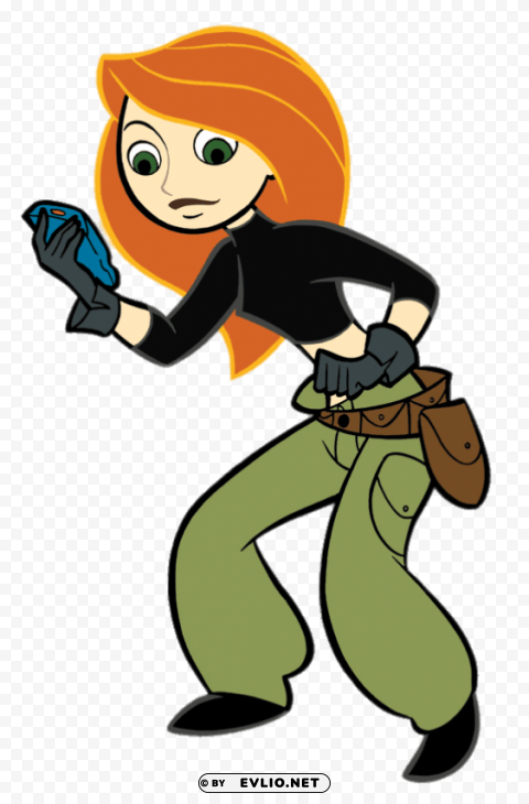 kim possible looking at device PNG images with alpha transparency free