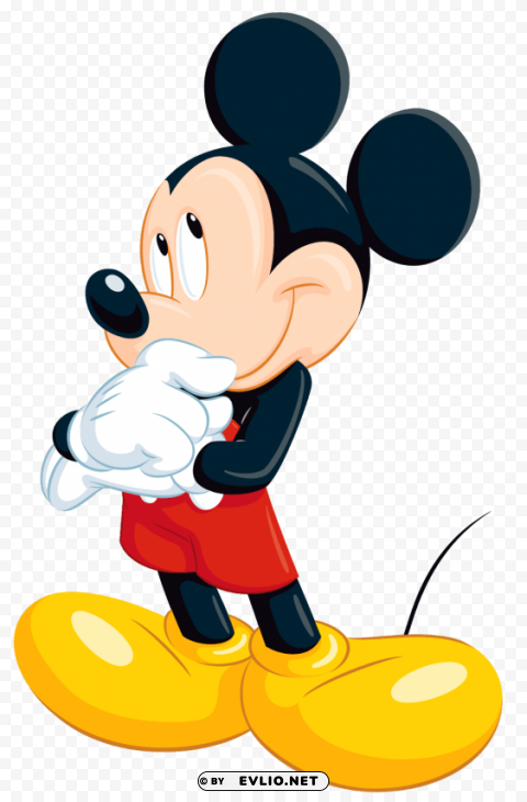 Mickey Mouse Cute PNG With Isolated Object