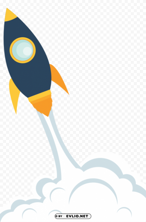 Space rocket Transparent Background PNG Isolated Icon