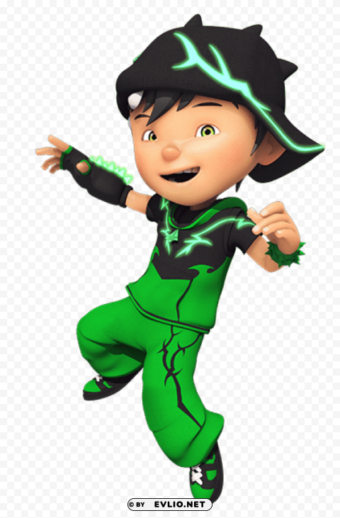 boboiboy character thorn Transparent PNG Isolated Graphic Element