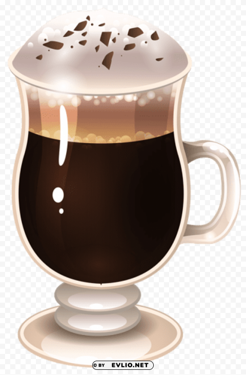 Coffee Latte PNG Images With Alpha Mask