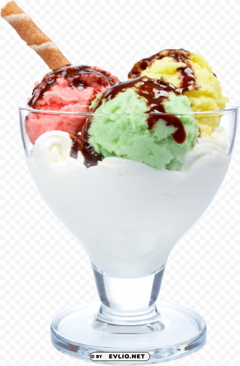 ice cream ClearCut Background Isolated PNG Art