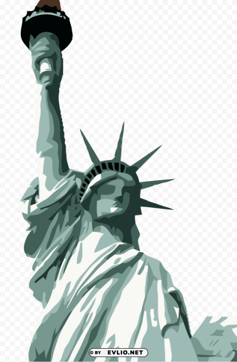 statue of liberty PNG images with clear cutout