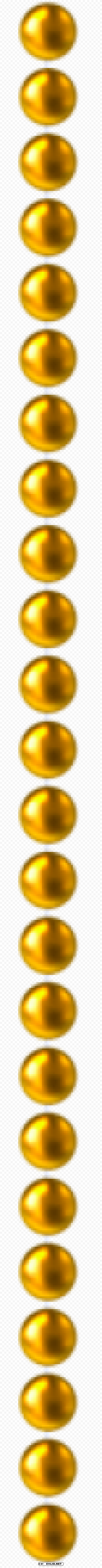 gold beads transparent PNG graphics