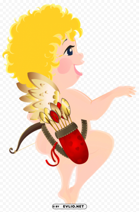 Beautiful Cupid Isolated Element In HighResolution Transparent PNG