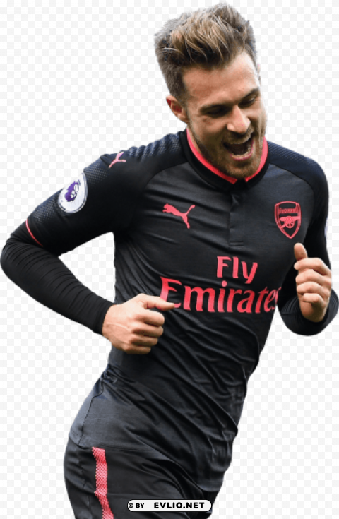 aaron ramsey Transparent PNG Illustration with Isolation