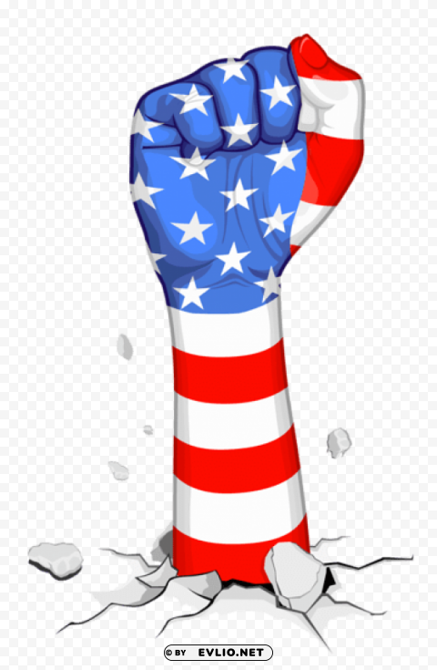 american fist flag decor HighQuality Transparent PNG Element