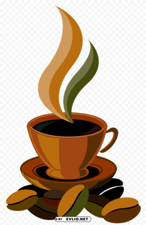 Coffee Cupvector Isolated Artwork On Clear Background PNG