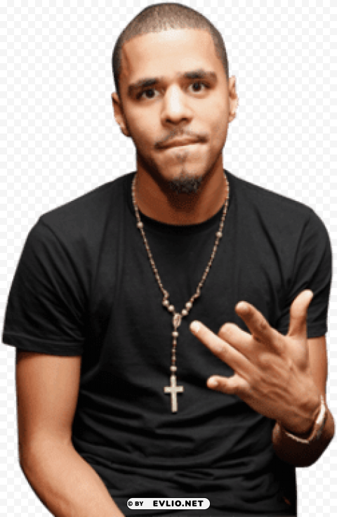 cole portrait - j cole chris brow Isolated Subject in Transparent PNG