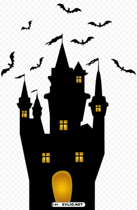 halloween castle PNG Object Isolated with Transparency png images background -  image ID is 76f71a5b