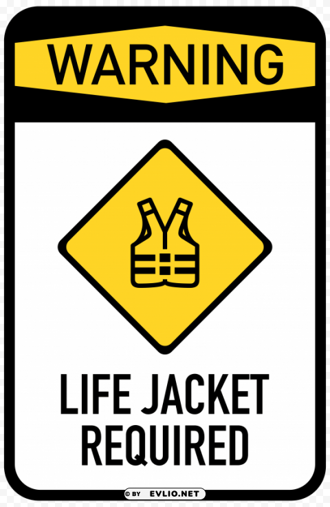 life jacket required sign PNG transparent photos extensive collection
