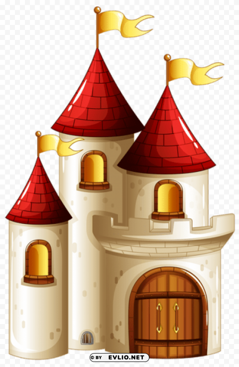  small castle PNG transparent graphic