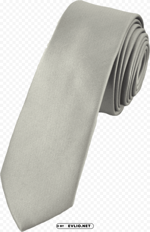 Grey Tie PNG Image With Clear Isolation