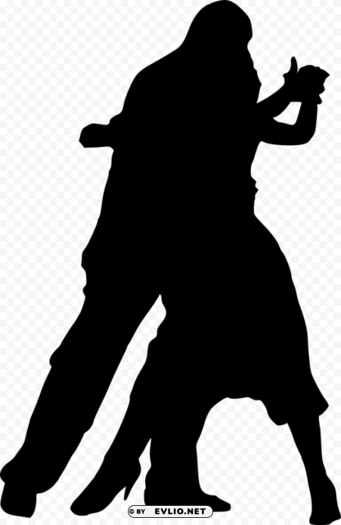 couple dancing silhouette PNG for t-shirt designs