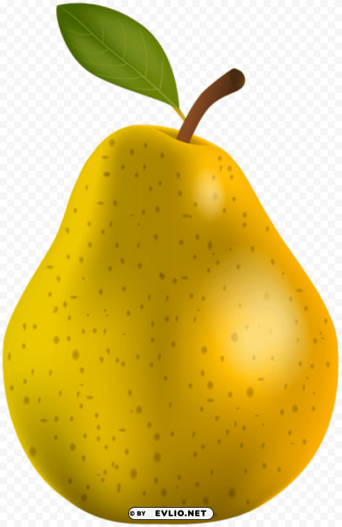 pear ClearCut PNG Isolated Graphic