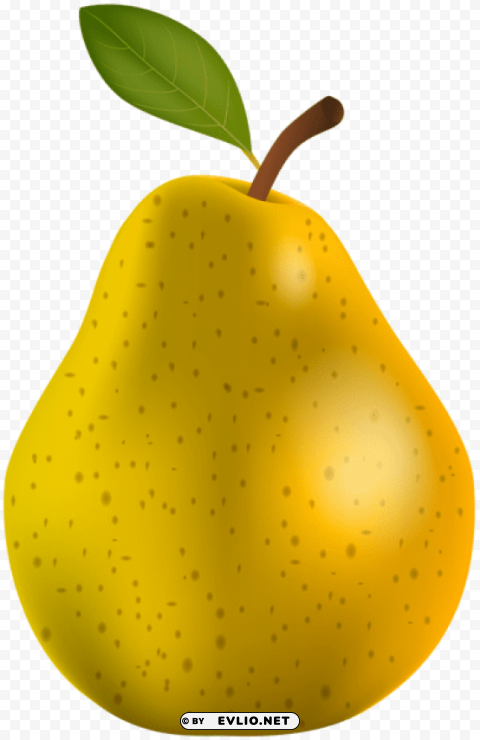 Pear ClearCut PNG Isolated Graphic