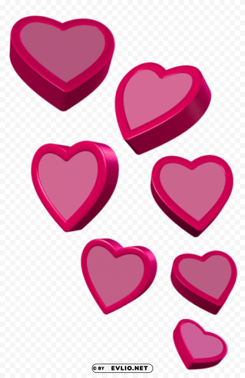 pink heartspicture PNG graphics with clear alpha channel