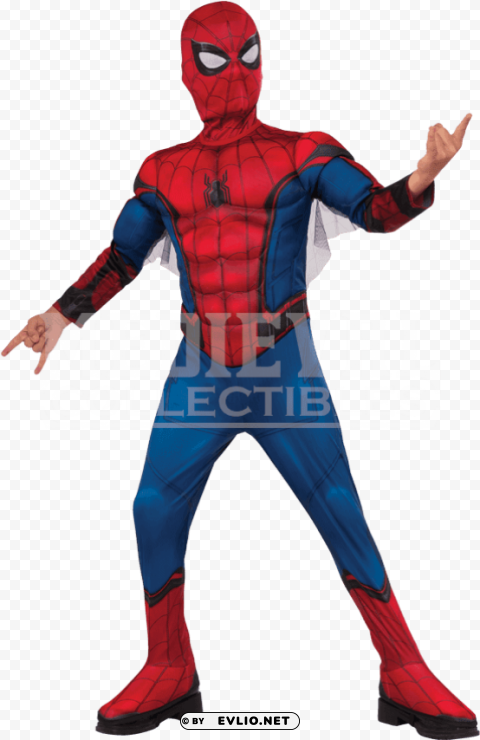 spiderman homecoming costume for kids Isolated Item on HighQuality PNG