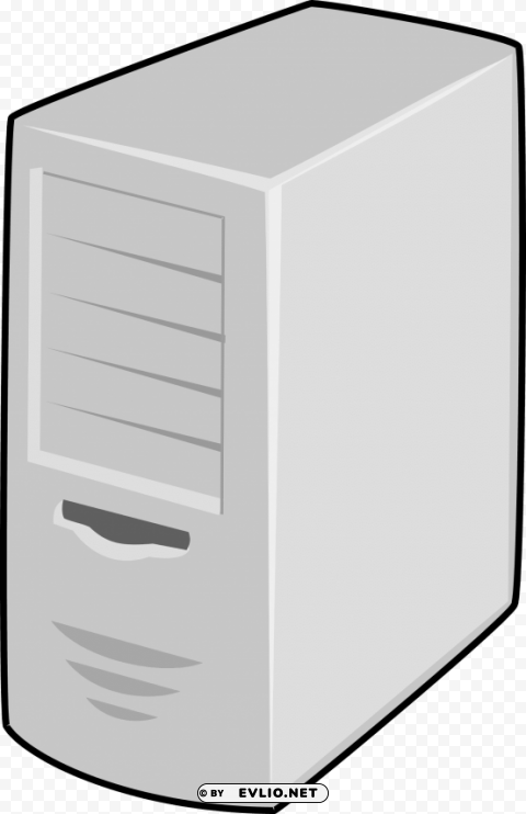 dedicated server PNG with Clear Isolation on Transparent Background