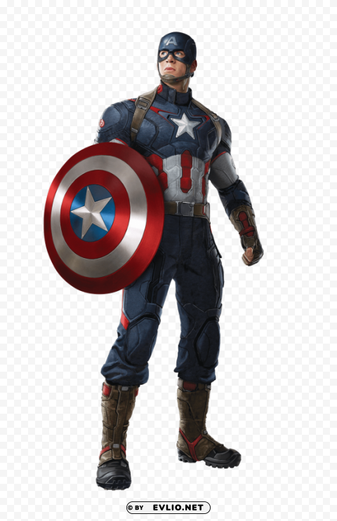 Captain America Clear Background Isolated PNG Icon