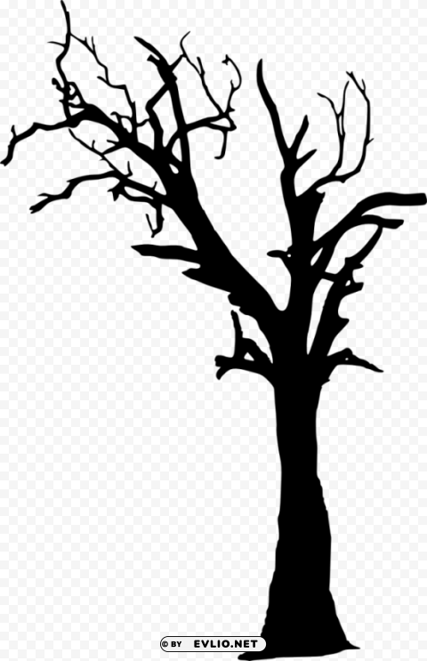 dead tree silhouette PNG images with alpha transparency layer