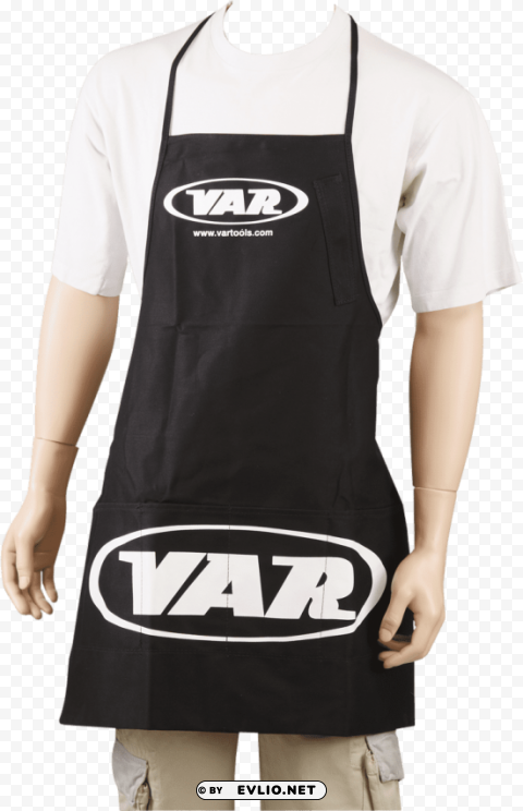 apron with var logo ClearCut Background Isolated PNG Art